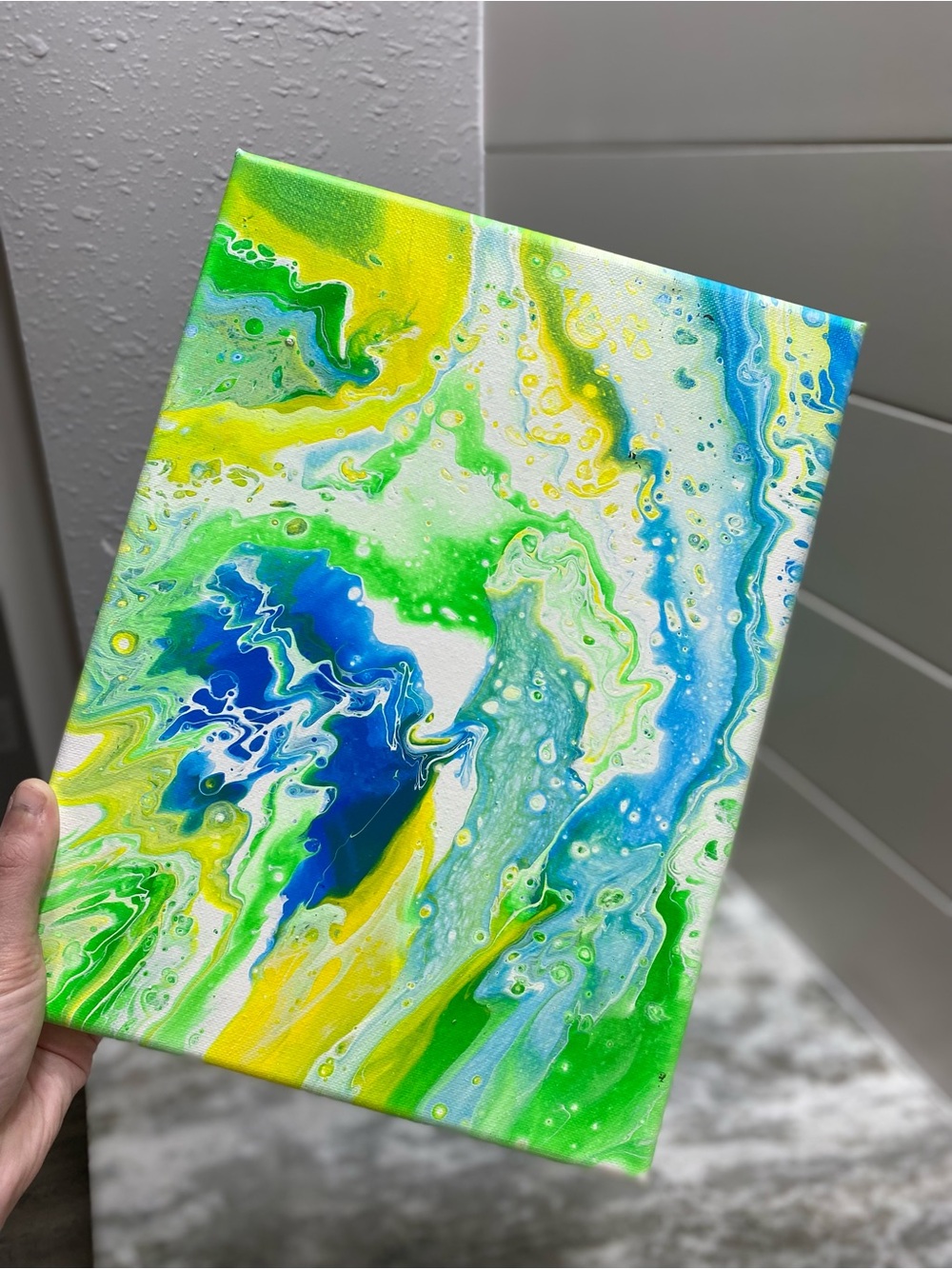 Abstract BLACKLIGHT Canvas Art